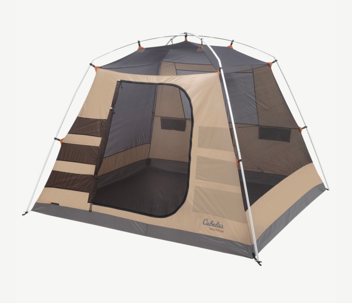 Cabela’s Big Country 6-Person Cabin Tent (used/checked for rips/tears)