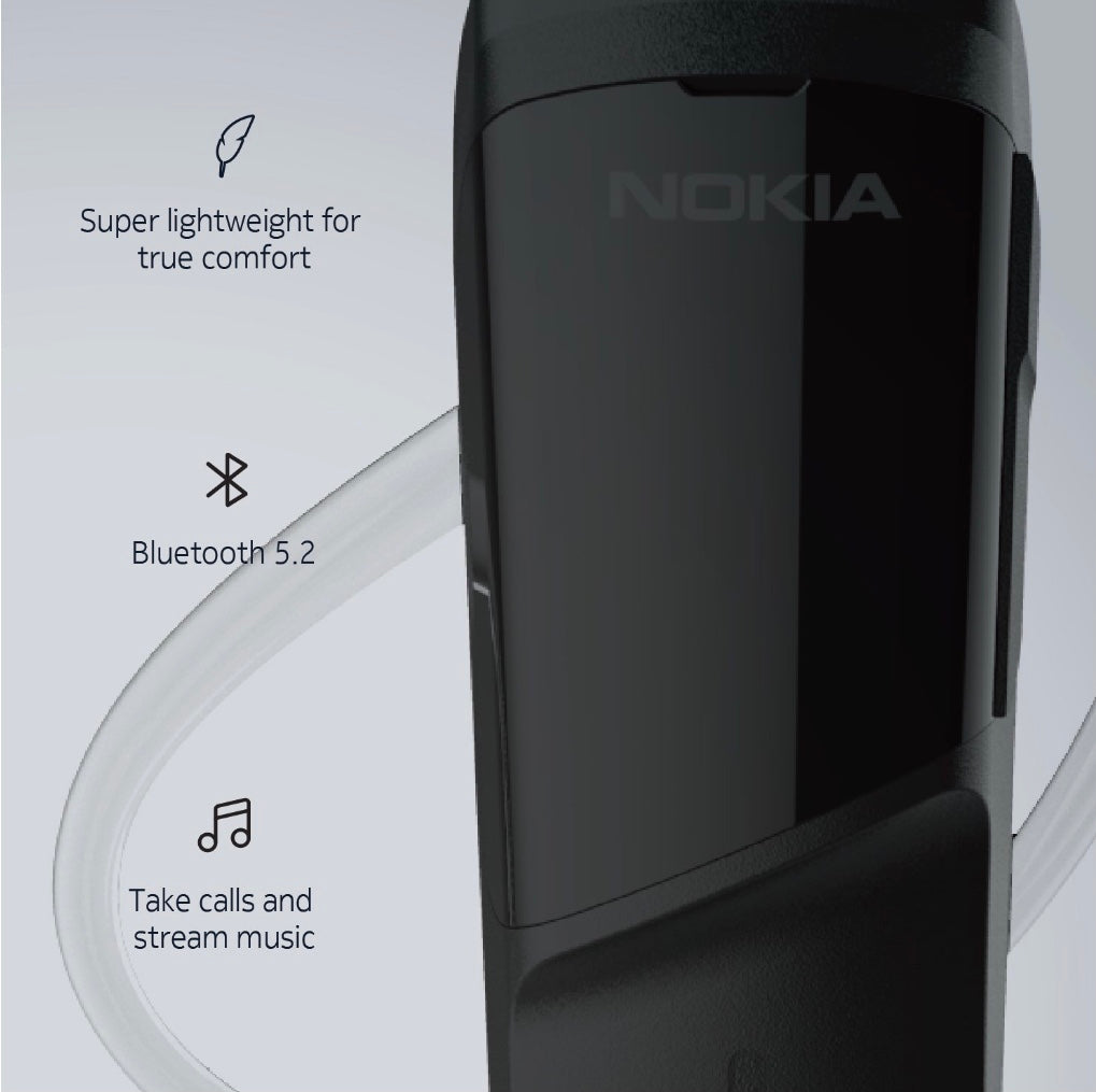 Nokia Wireless Bluetooth Clarity Solo Bud + Single Ear Headset.  Answer calls, stream music hands free.