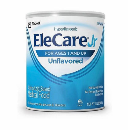 Abbott EleCare Jr Toddler Unflavored Powder 14.1 oz Amino Acid-Based Medical Food Baby Formula 55253