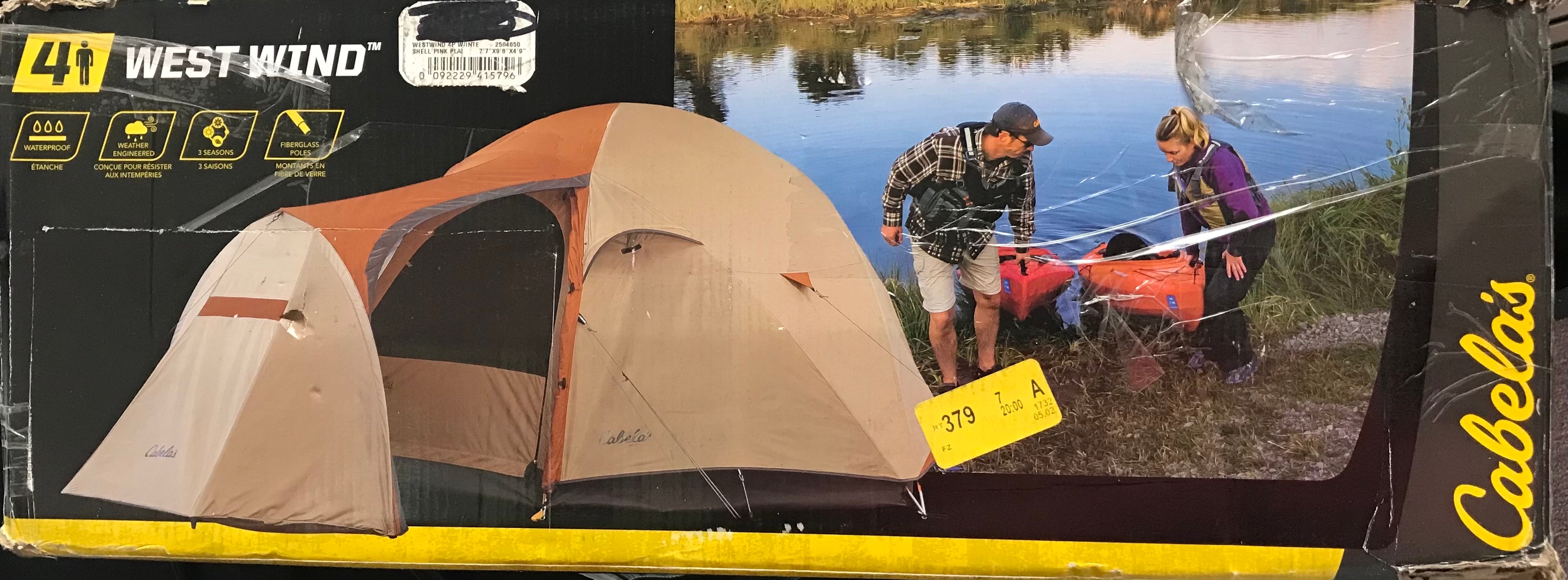 Cabelas west wind tent best sale