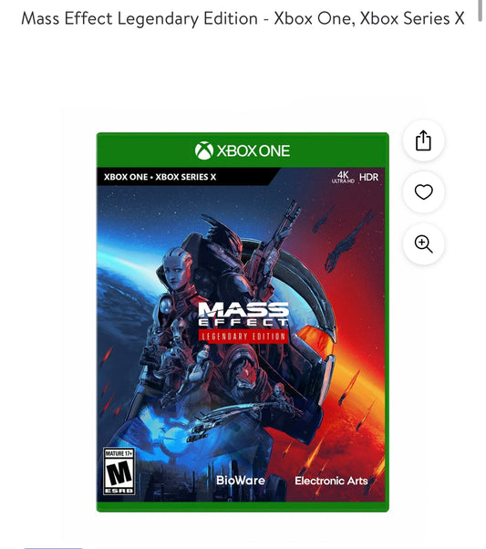 Mass Effect Legendary Edition - Xbox One, Xbox Series X