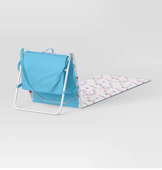 Sun Squad Portable Beach Lounger-Dotted