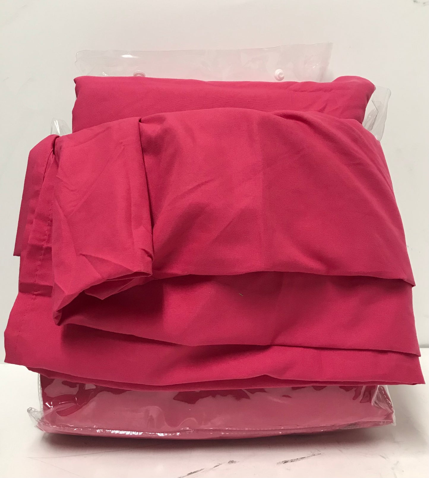 King Microfiber Wrinkle-Free Sheet Set--Pink