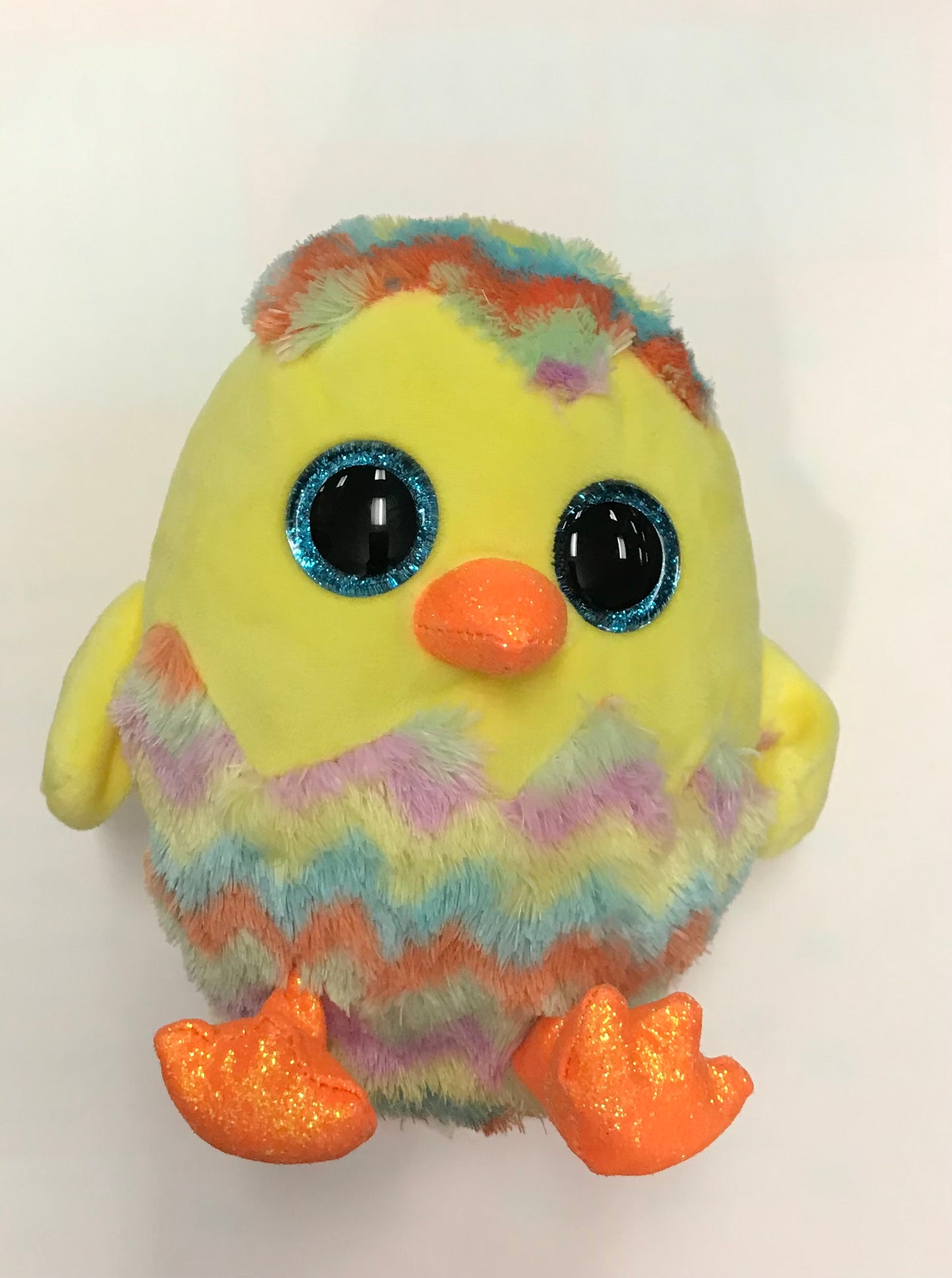 TY Beanie Boos - CORWIN the Easter Chick in Egg (Glitter Eyes)(Regular Size - 6" Plush)