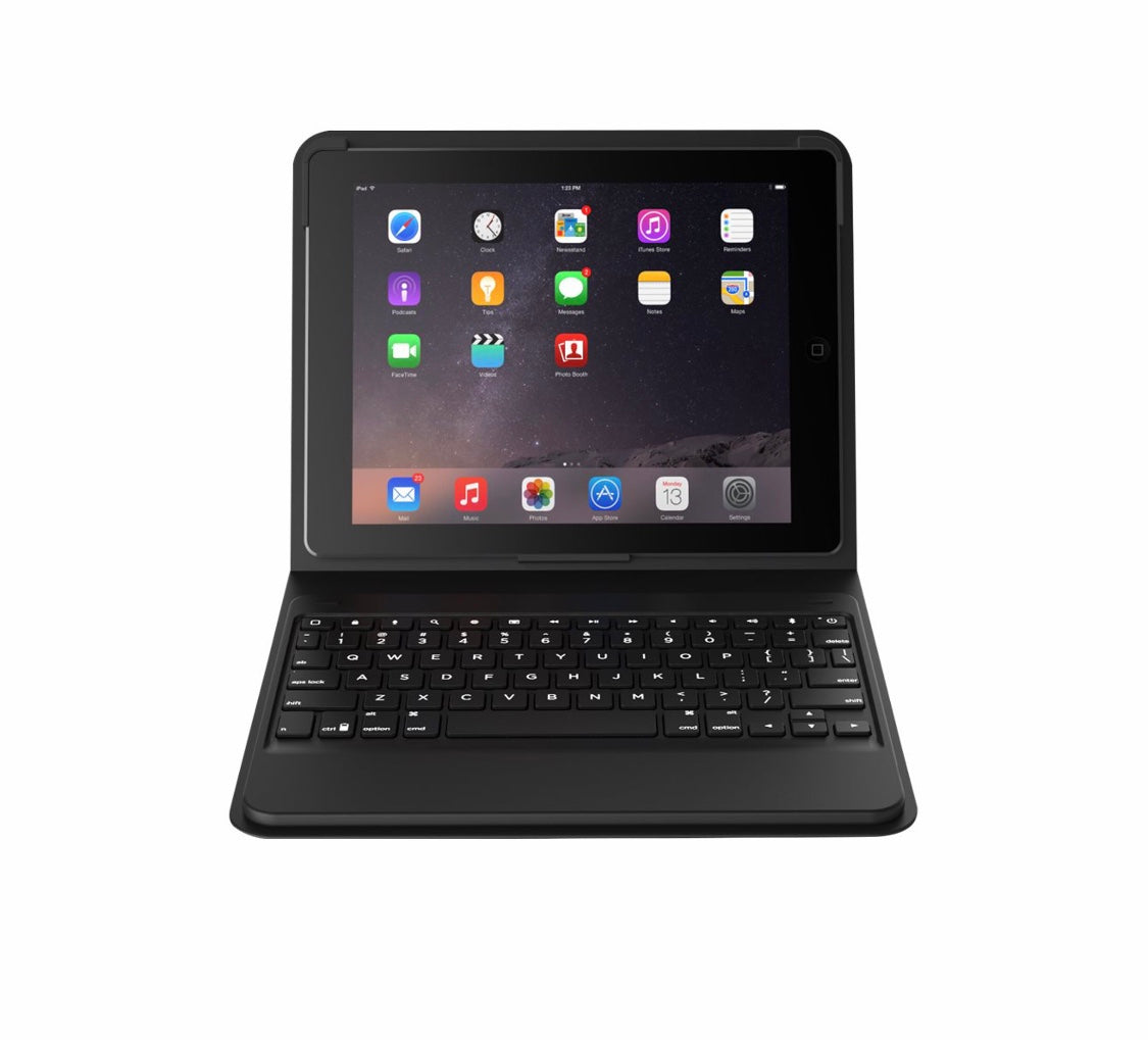 ZAGG Messenger Folio Wireless Case and Keyboard for iPad 10.2 & 10.5 (10th & 11th GEN), Black