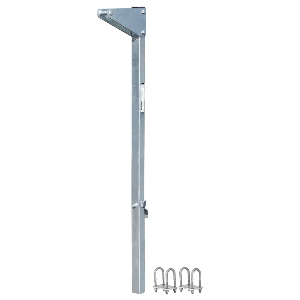 5 ft Bolt On Ladder Stanchion Anchor with 12 in overhead