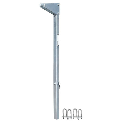 5 ft Bolt On Ladder Stanchion Anchor with 12 in overhead