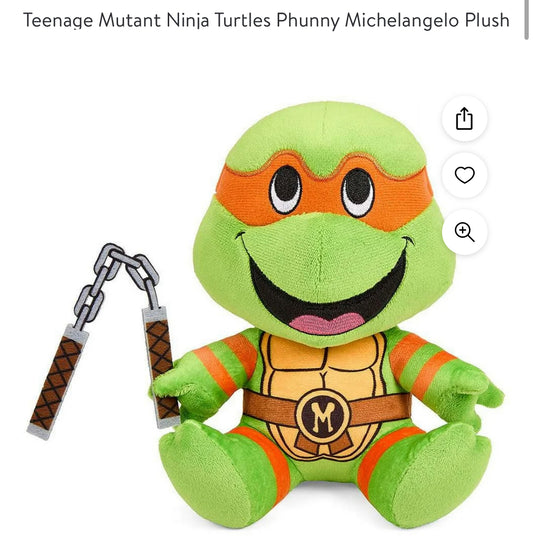 Teenage Mutant Ninja Turtles Phunny Michelangelo Plush