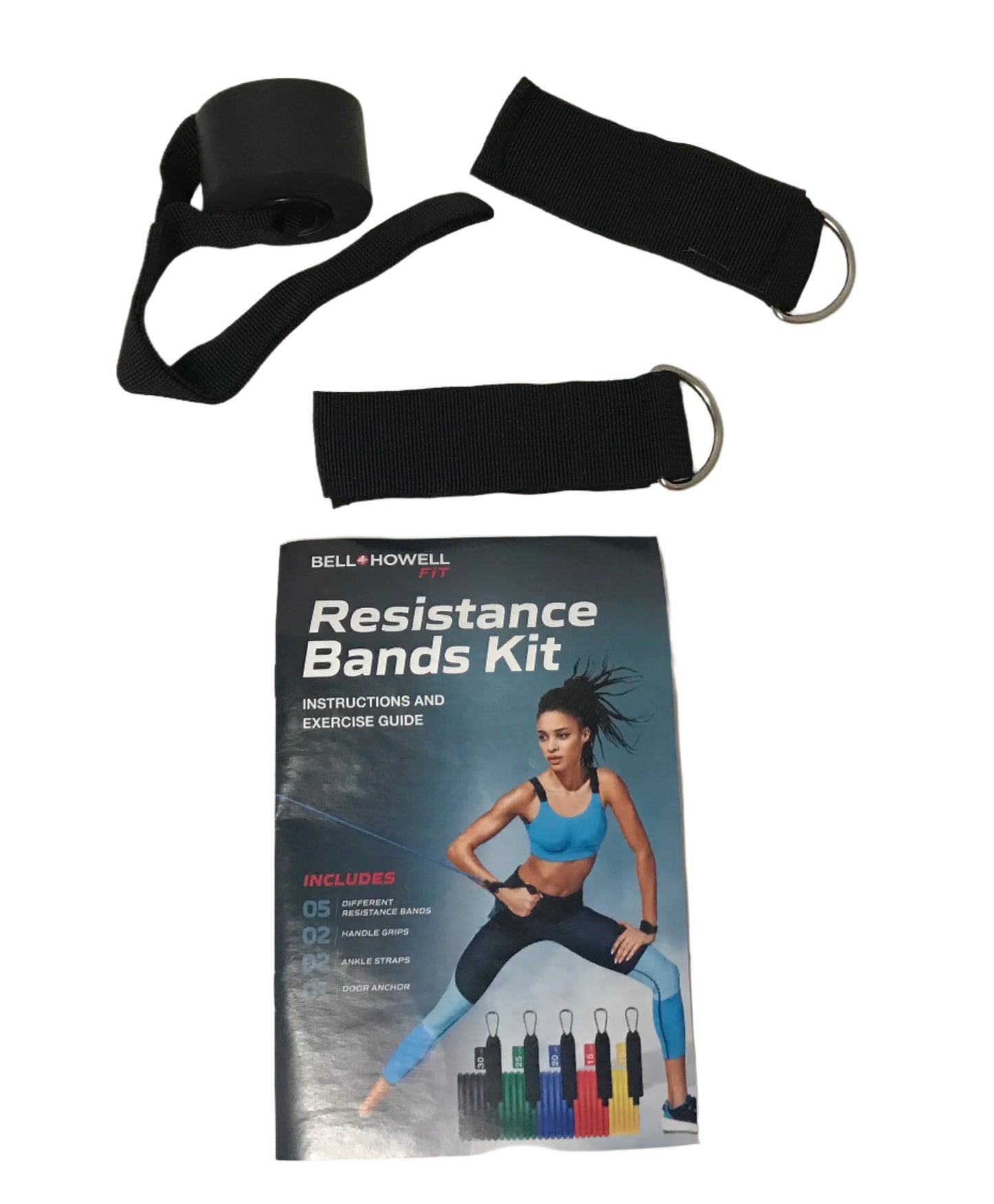 Resistance Bands 10-piece Fitness Kit with Pouch