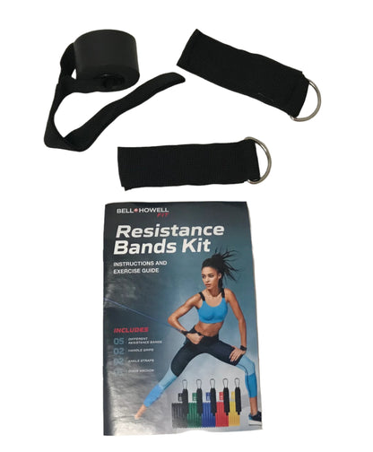 Resistance Bands 10-piece Fitness Kit with Pouch