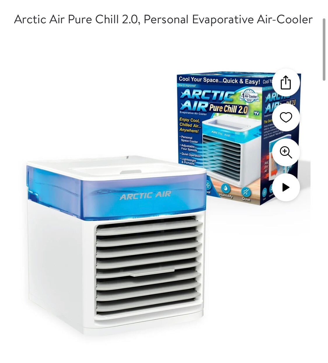 (Tested) Arctic Air Pure Chill 2.0, Personal Evaporative Air-Cooler