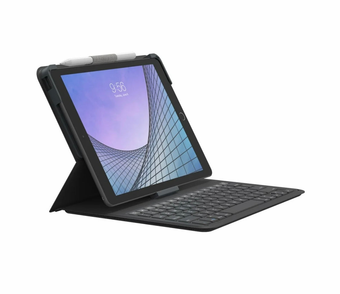 ZAGG - Messenger Folio 2 - Tablet Keyboard & Case for 10.2-inch iPad, 10.5-inch iPad/Air 3