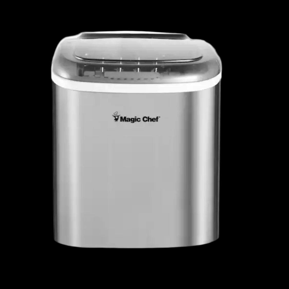 27 lbs. Bullet Ice Countertop Ice Maker in Stainless Steel