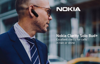 Nokia Wireless Bluetooth Clarity Solo Bud + Single Ear Headset.  Answer calls, stream music hands free.