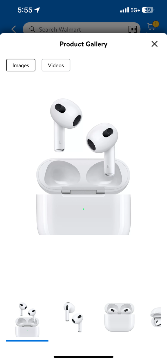 Apple AirPods (3rd Generation - refurbished) (opened and tested)