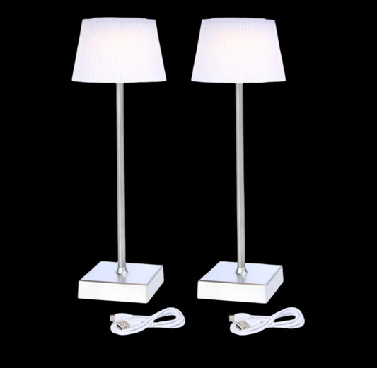 Rechargeable Touch Table Light - 2-pack