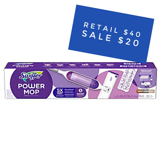 Swiffer Power Mop with 5 refills