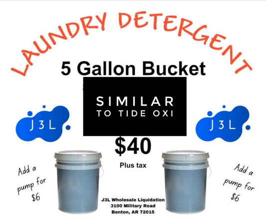 Similar to Tide Oxy - 5 gallon bucket Laundry Detergent
