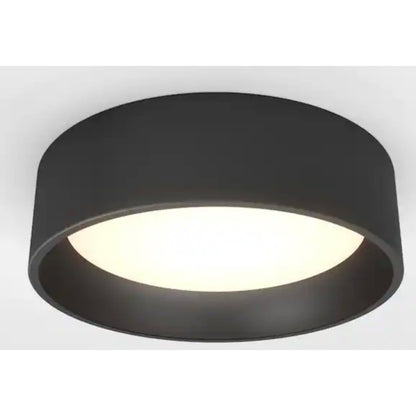 Alton 13 in. 1-Light Modern Black Integrated LED 3 CCT Flush Mount Ceiling Light Fixture for Kitchen or Bedroom
