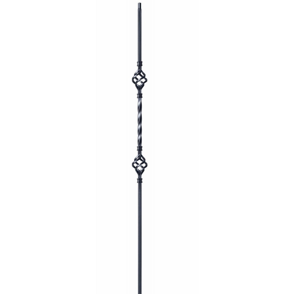 9004TB Double Basket Tubular Steel Baluster