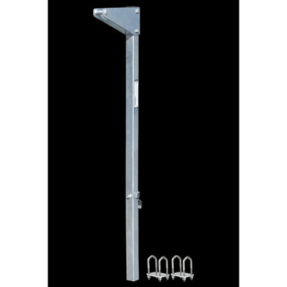 5 ft Bolt On Ladder Stanchion Anchor with 12 in overhead