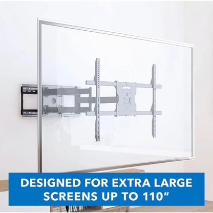 Mount-It! Full Motion TV Wall Mount with 39 Inch Long Extension Arms - 275 Lbs Capacity Heavy Duty Dual Arm TV Mount | Large 800 x 600mm VES