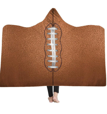 Hooded Football Blanket