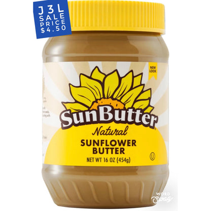 SunButter Natural Sunflower Butter 16 Oz. (Best by 02/2025)